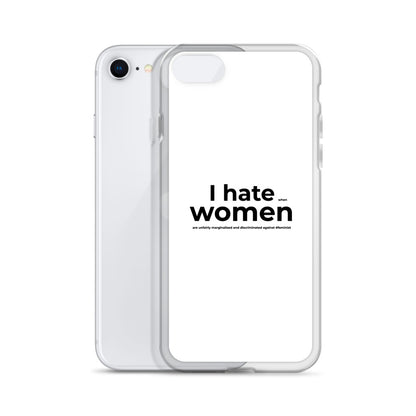 Coque iPhone Feminist I hate women - Sedurro