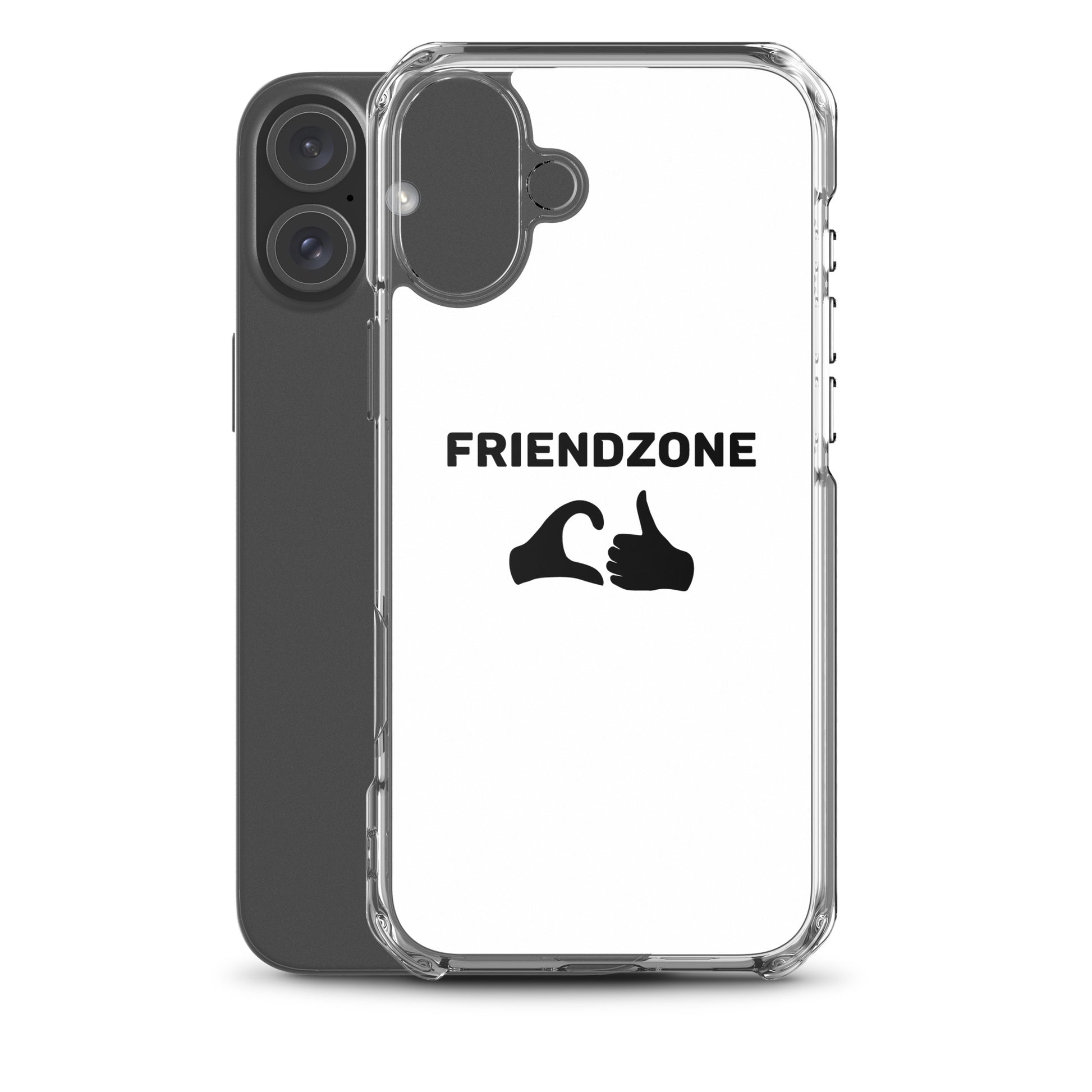 Coque iPhone Friendzone cœur pouce - Sedurro