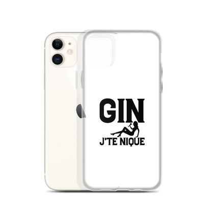 Coque iPhone Gin j'te nique - Sedurro