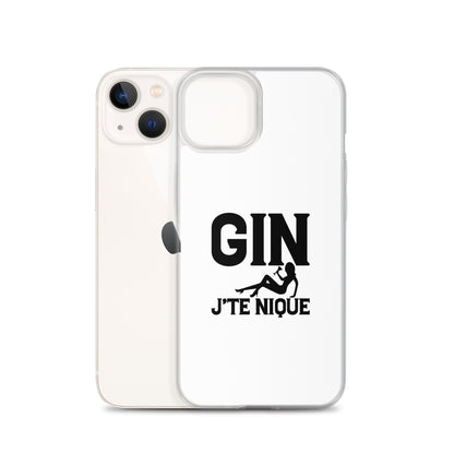 Coque iPhone Gin j'te nique - Sedurro
