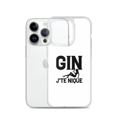 Coque iPhone Gin j'te nique - Sedurro