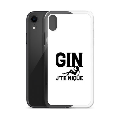 Coque iPhone Gin j'te nique - Sedurro