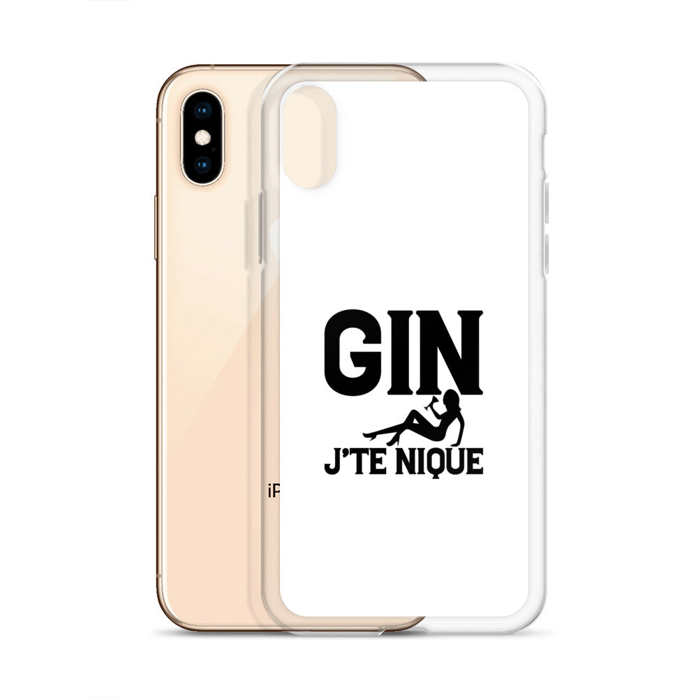 Coque iPhone Gin j'te nique - Sedurro