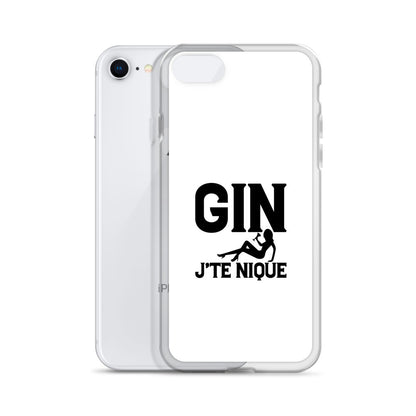 Coque iPhone Gin j'te nique - Sedurro