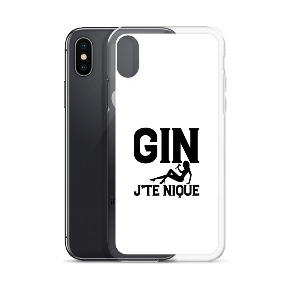 Coque iPhone Gin j'te nique - Sedurro