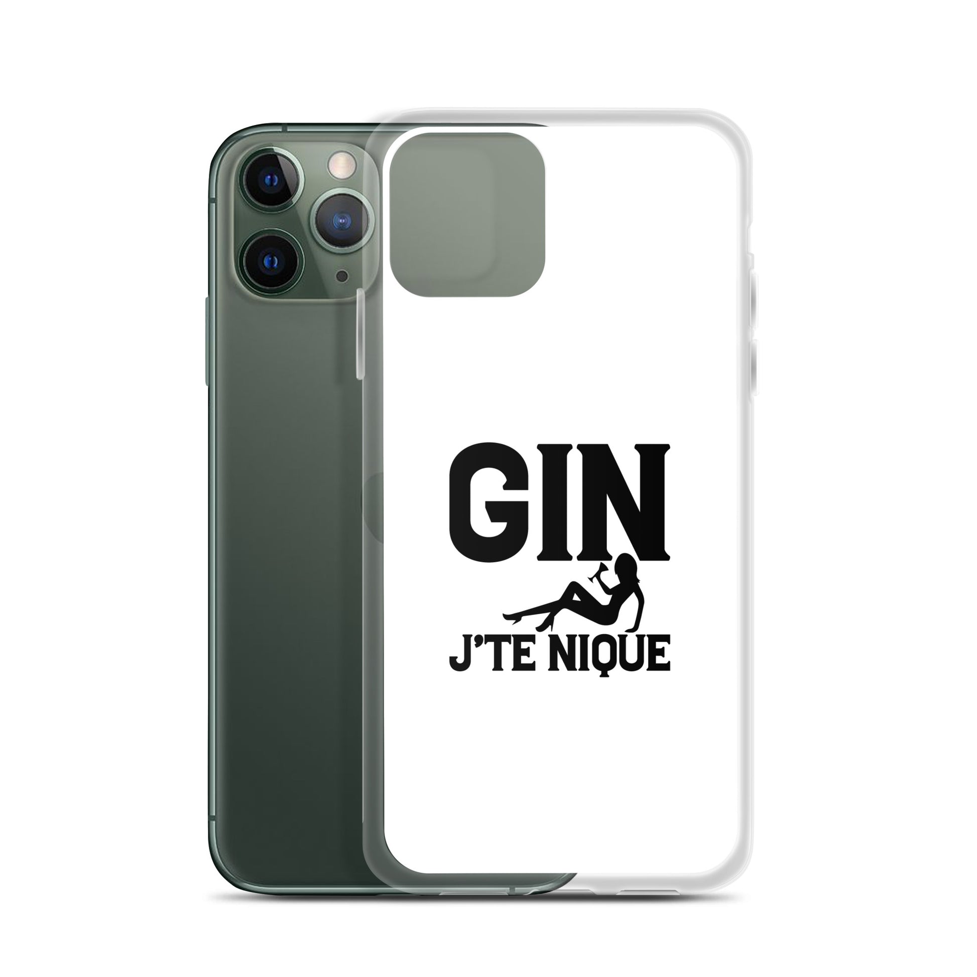 Coque iPhone Gin j'te nique - Sedurro