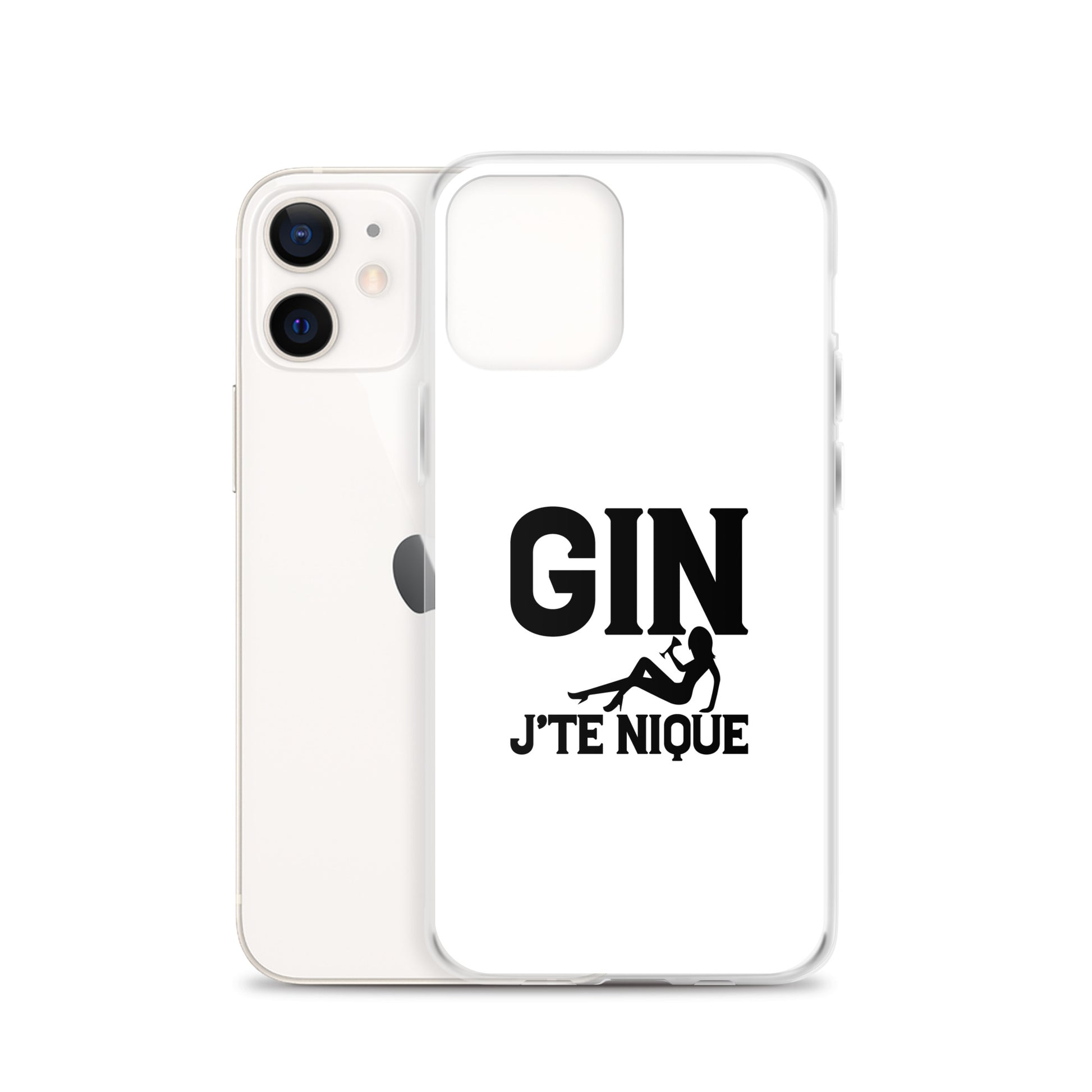 Coque iPhone Gin j'te nique - Sedurro