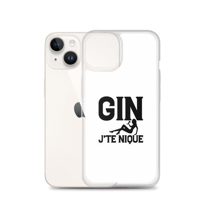 Coque iPhone Gin j'te nique - Sedurro