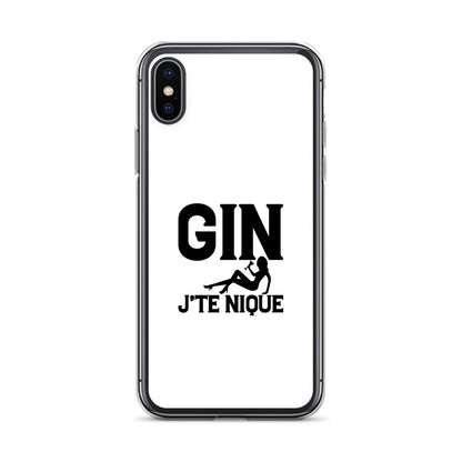 Coque iPhone Gin j'te nique iPhone X XS - Sedurro