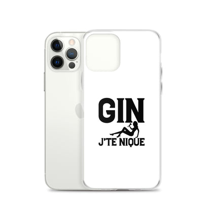 Coque iPhone Gin j'te nique - Sedurro