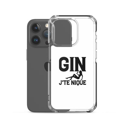 Coque iPhone Gin j'te nique - Sedurro