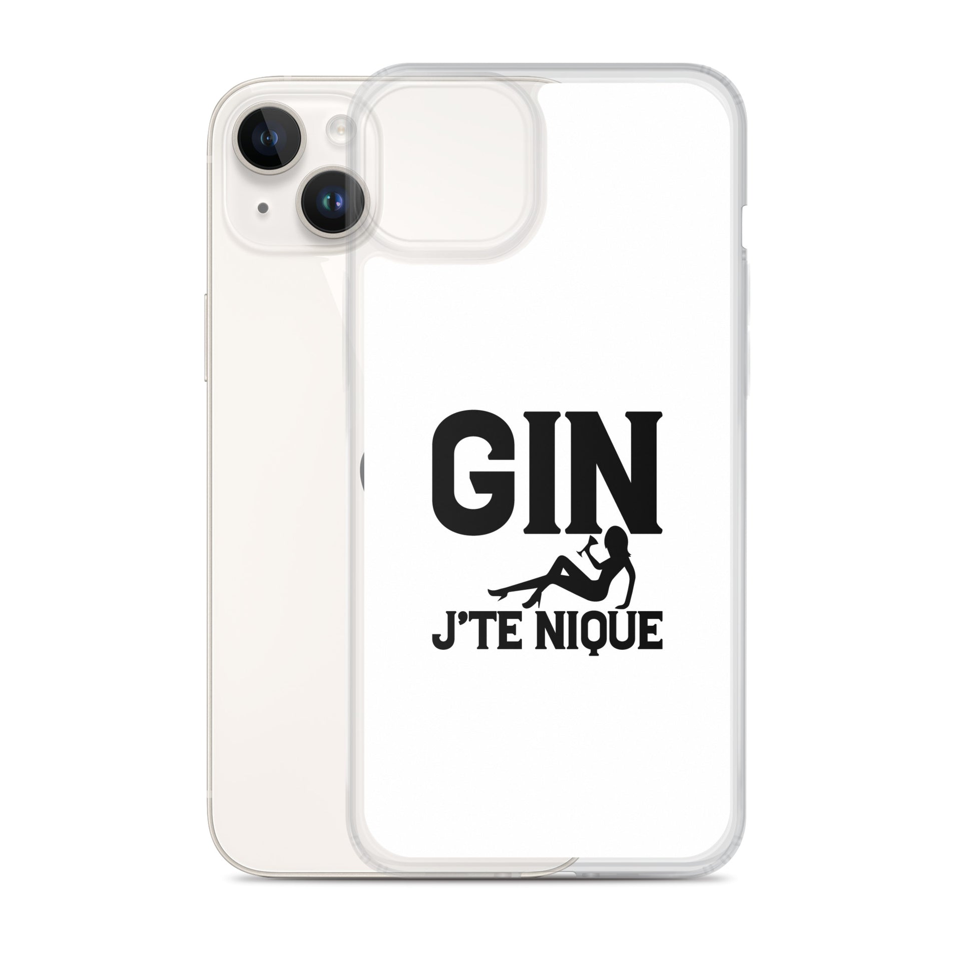 Coque iPhone Gin j'te nique - Sedurro