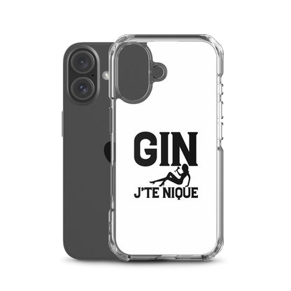 Coque iPhone Gin j'te nique - Sedurro