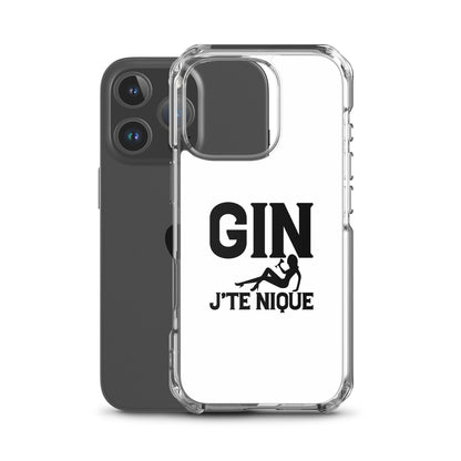 Coque iPhone Gin j'te nique - Sedurro