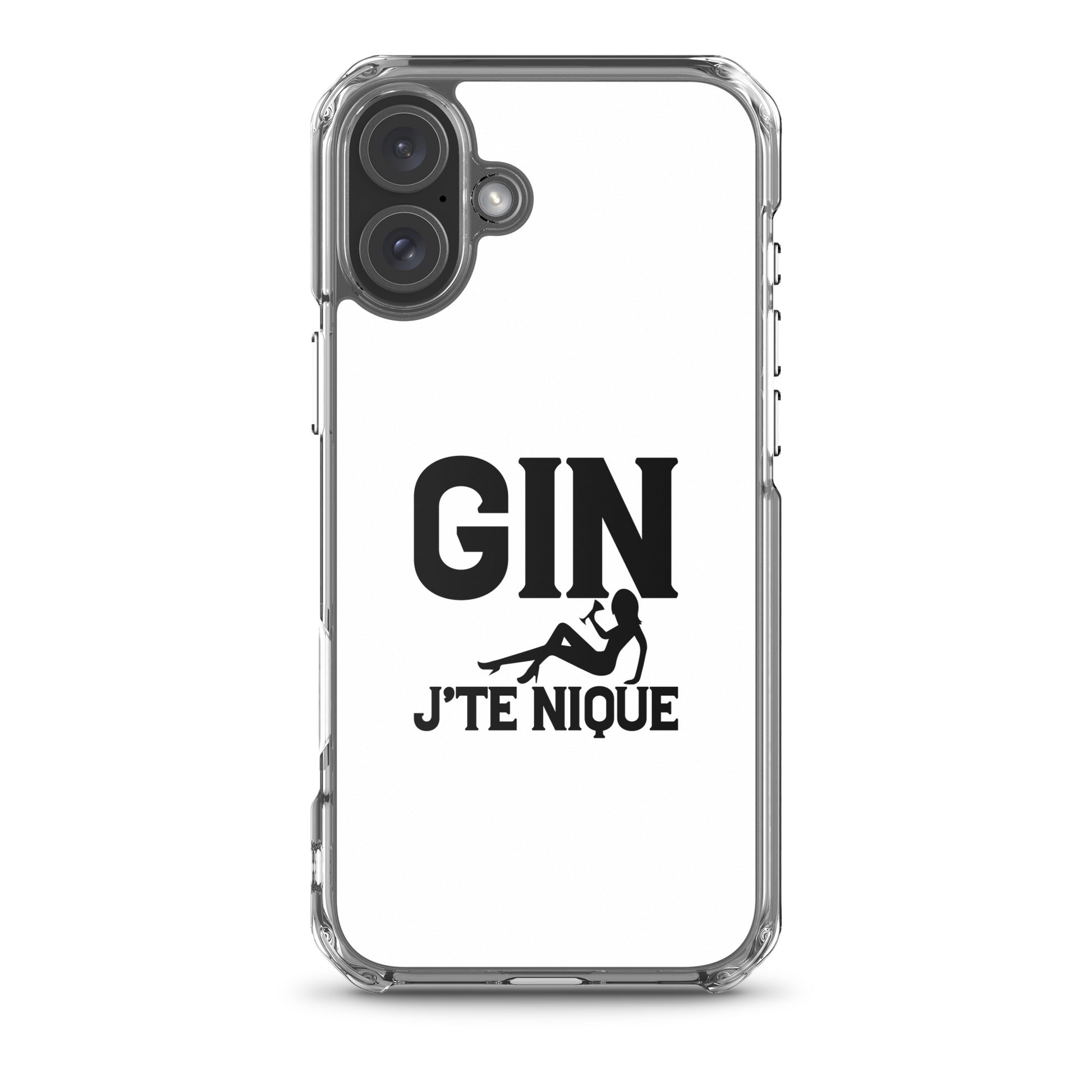 Coque iPhone Gin j'te nique iPhone 16 Plus - Sedurro