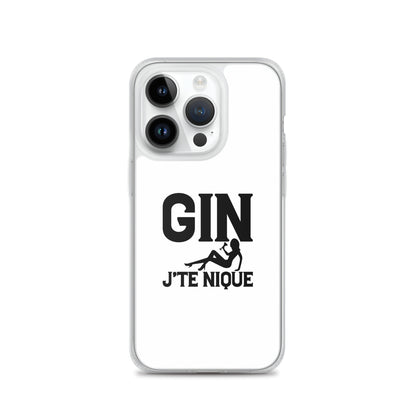 Coque iPhone Gin j'te nique iPhone 14 Pro - Sedurro