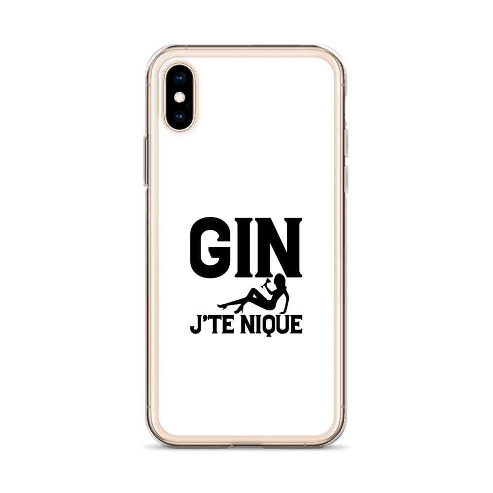 Coque iPhone Gin j'te nique - Sedurro