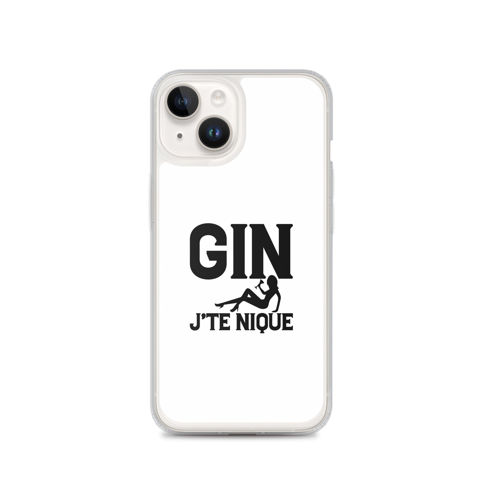 Coque iPhone Gin j'te nique iPhone 14 - Sedurro