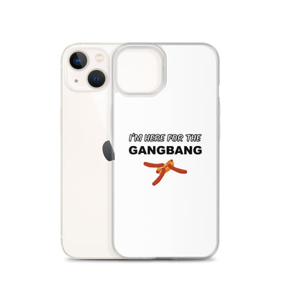 Coque iPhone I'm here for the gangbang - Sedurro