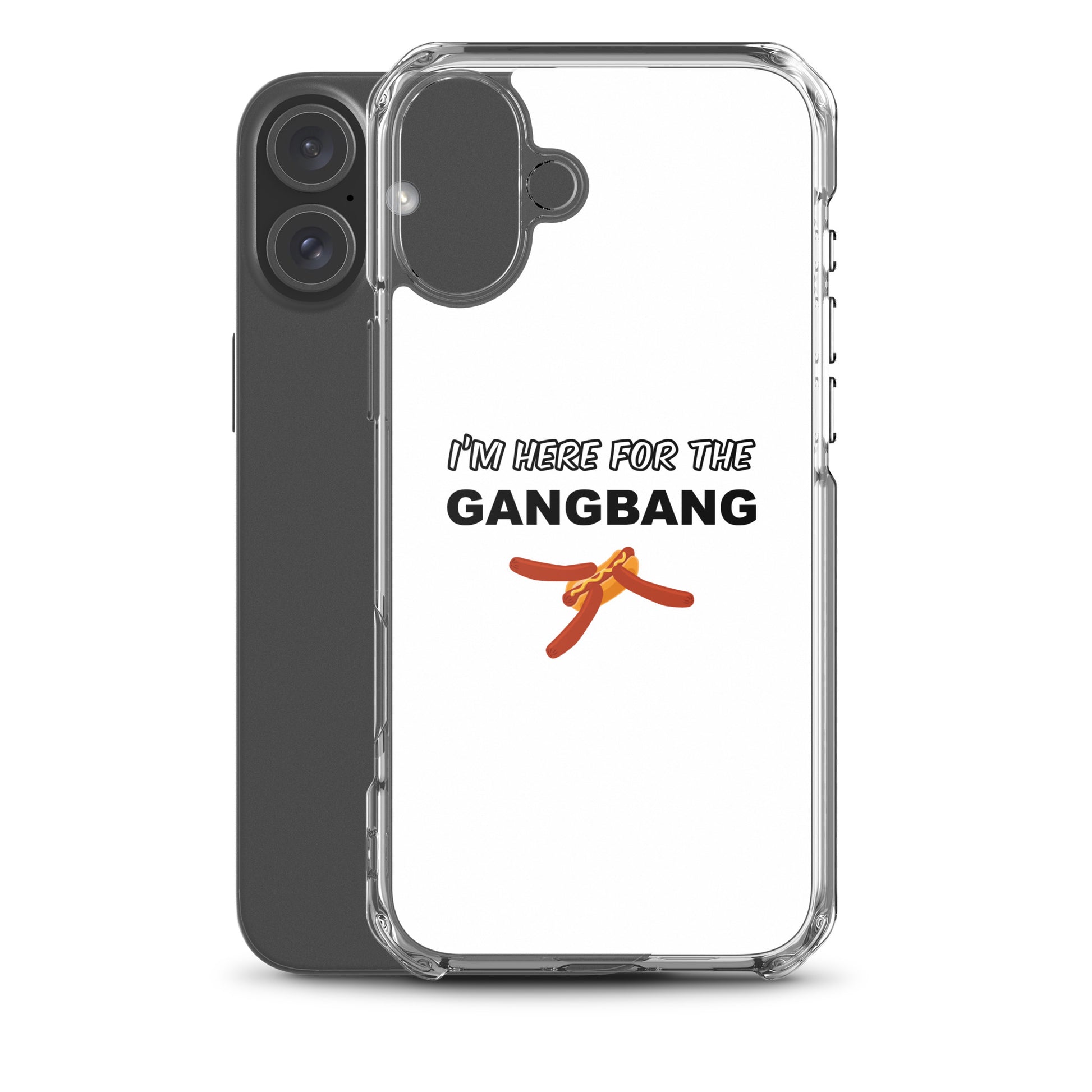 Coque iPhone I'm here for the gangbang - Sedurro