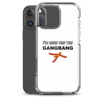 Coque iPhone I'm here for the gangbang - Sedurro