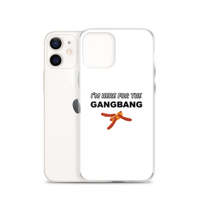 Coque iPhone I'm here for the gangbang - Sedurro