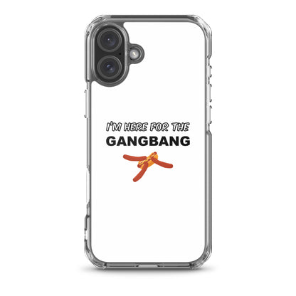 Coque iPhone I'm here for the gangbang iPhone 16 Plus - Sedurro