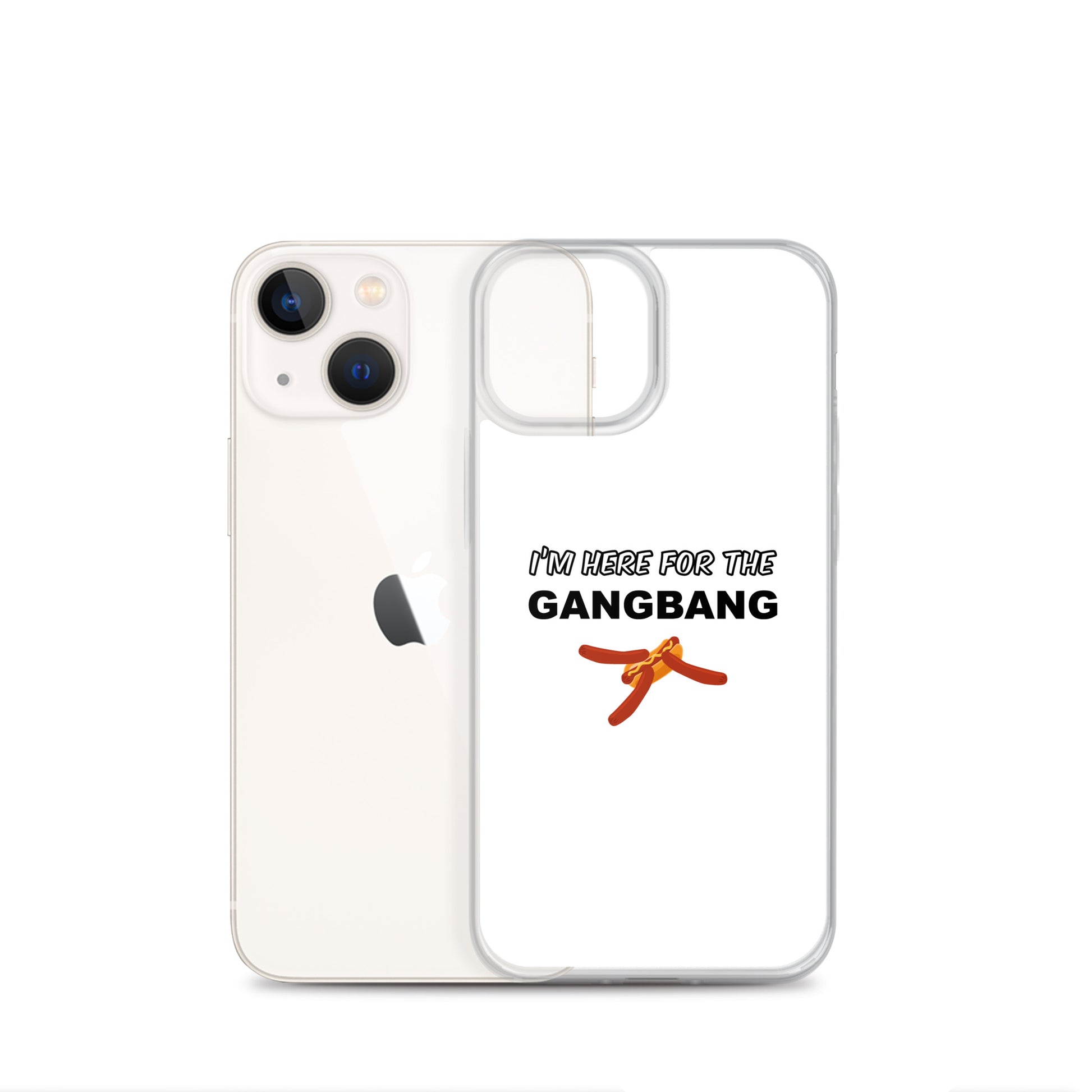 Coque iPhone I'm here for the gangbang - Sedurro