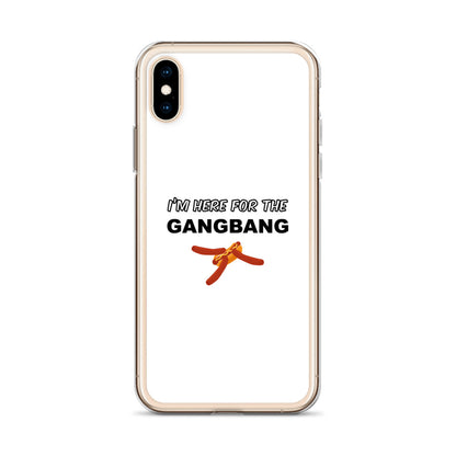 Coque iPhone I'm here for the gangbang - Sedurro