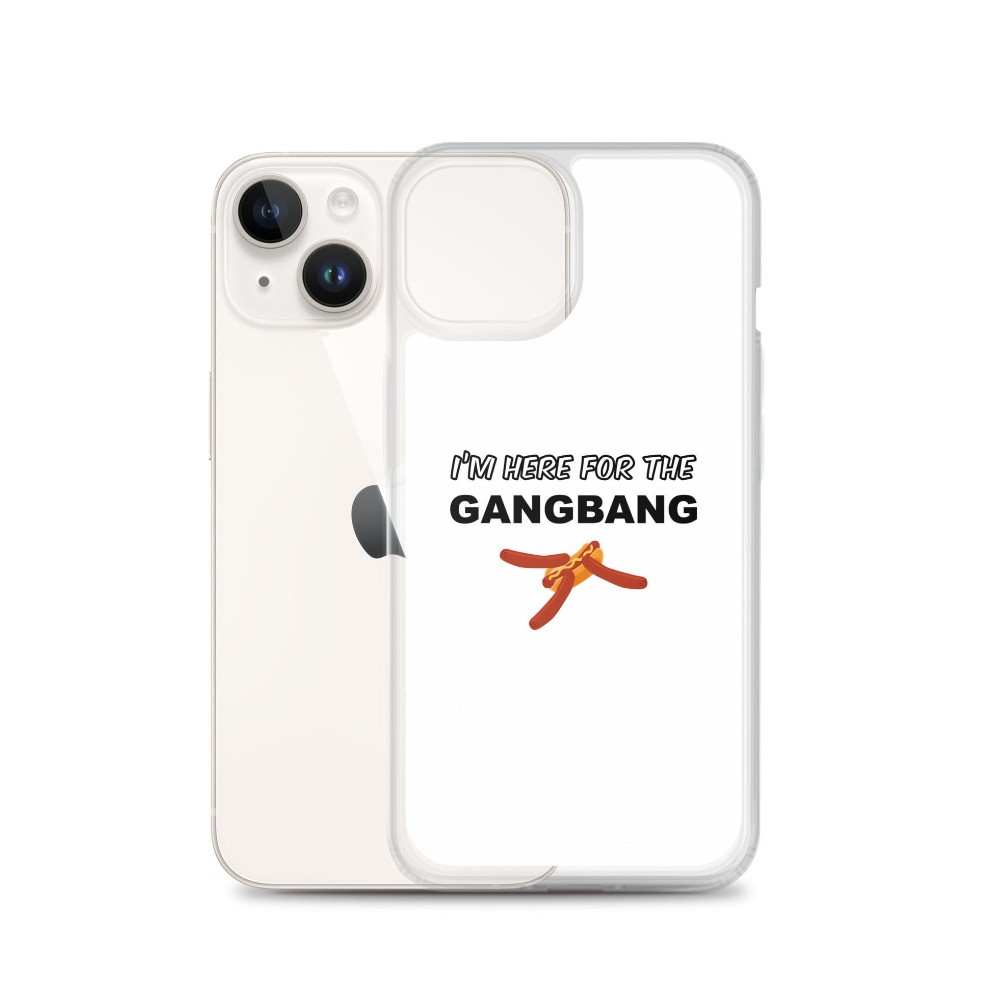 Coque iPhone I'm here for the gangbang - Sedurro
