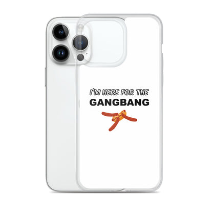 Coque iPhone I'm here for the gangbang - Sedurro
