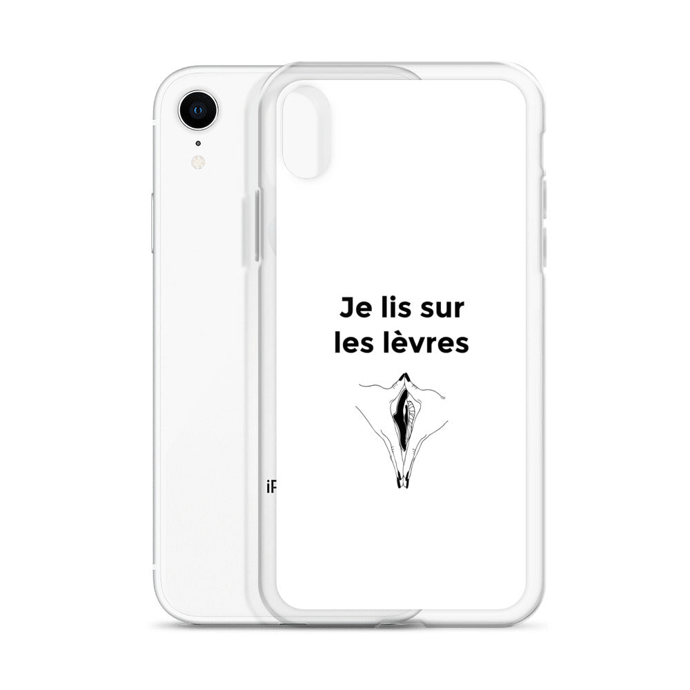 Coque iPhone Je lis sur les lèvres - Sedurro