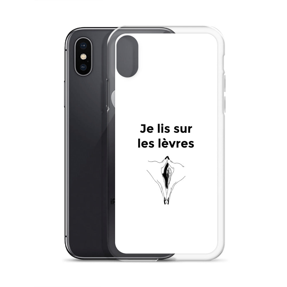 Coque iPhone Je lis sur les lèvres - Sedurro