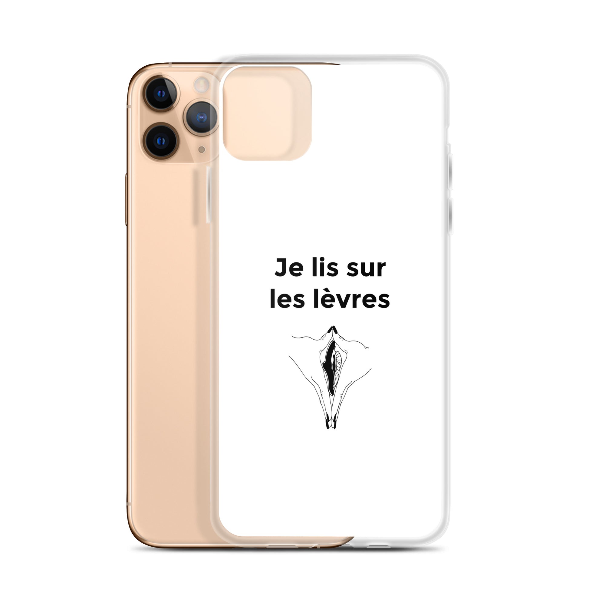 Coque iPhone Je lis sur les lèvres - Sedurro