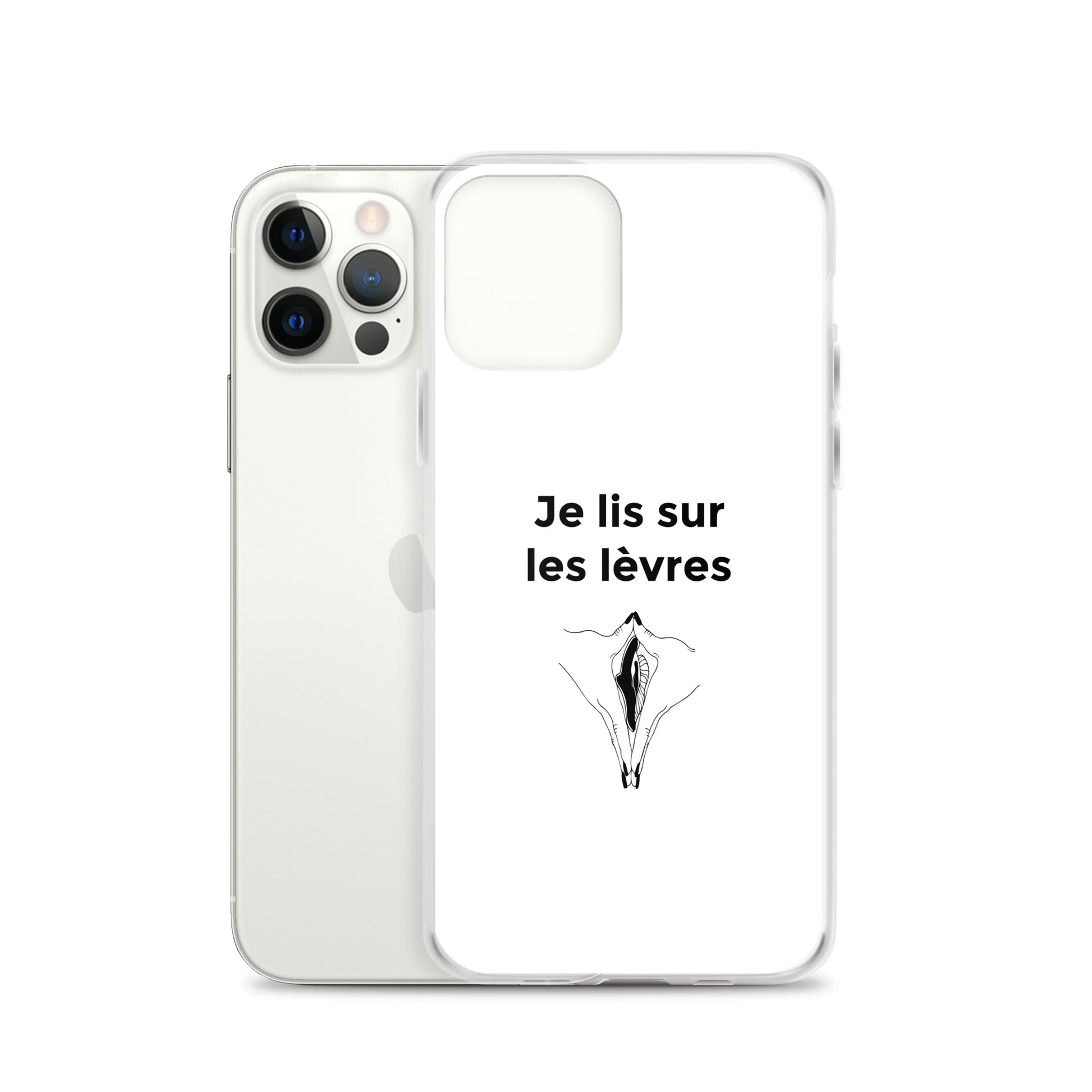 Coque iPhone Je lis sur les lèvres - Sedurro