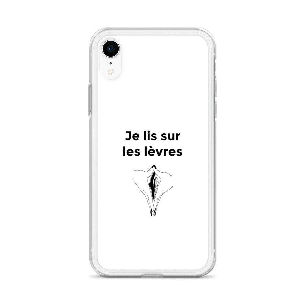 Coque iPhone Je lis sur les lèvres - Sedurro