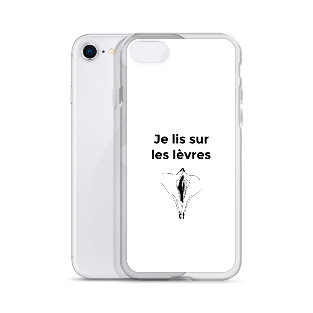 Coque iPhone Je lis sur les lèvres - Sedurro
