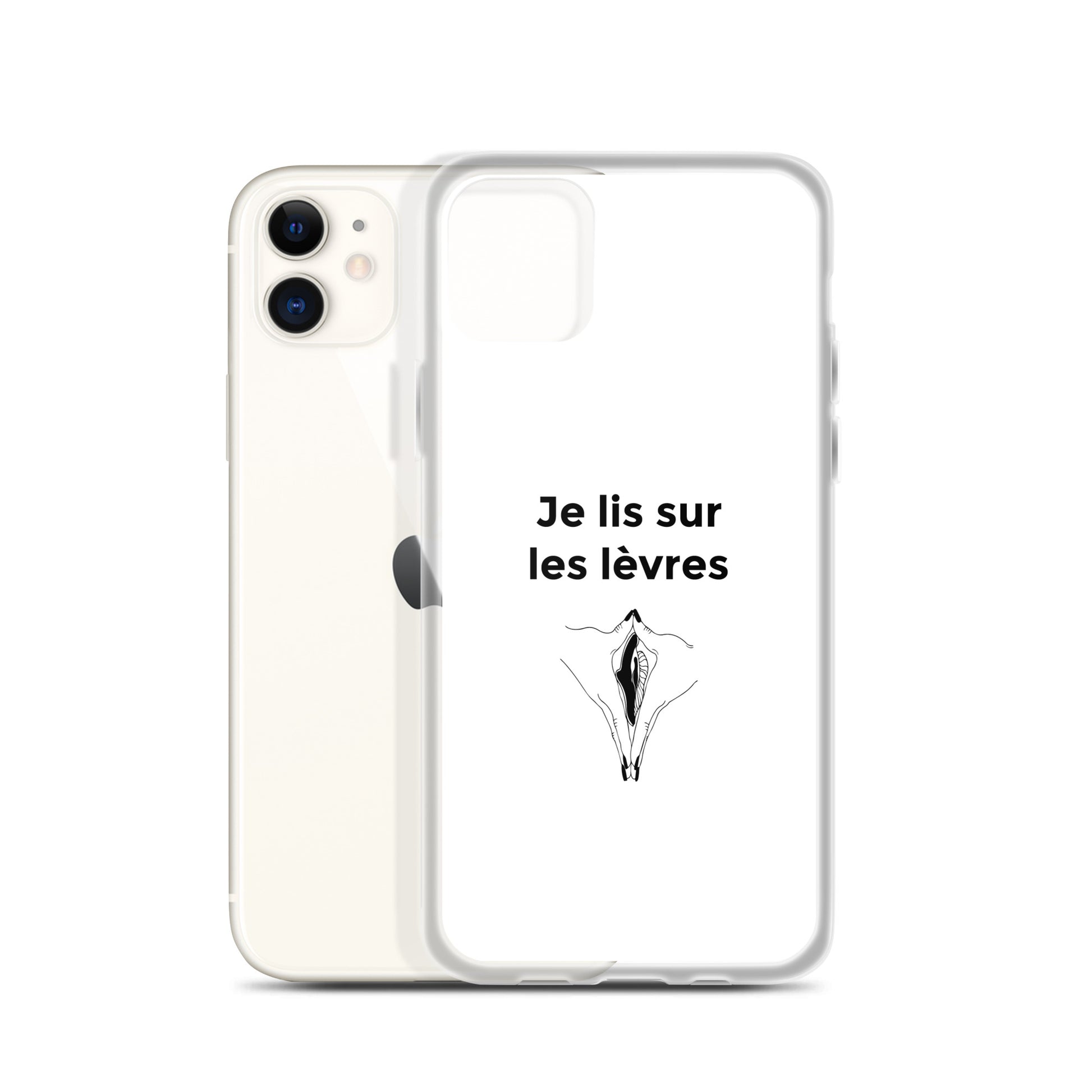 Coque iPhone Je lis sur les lèvres - Sedurro