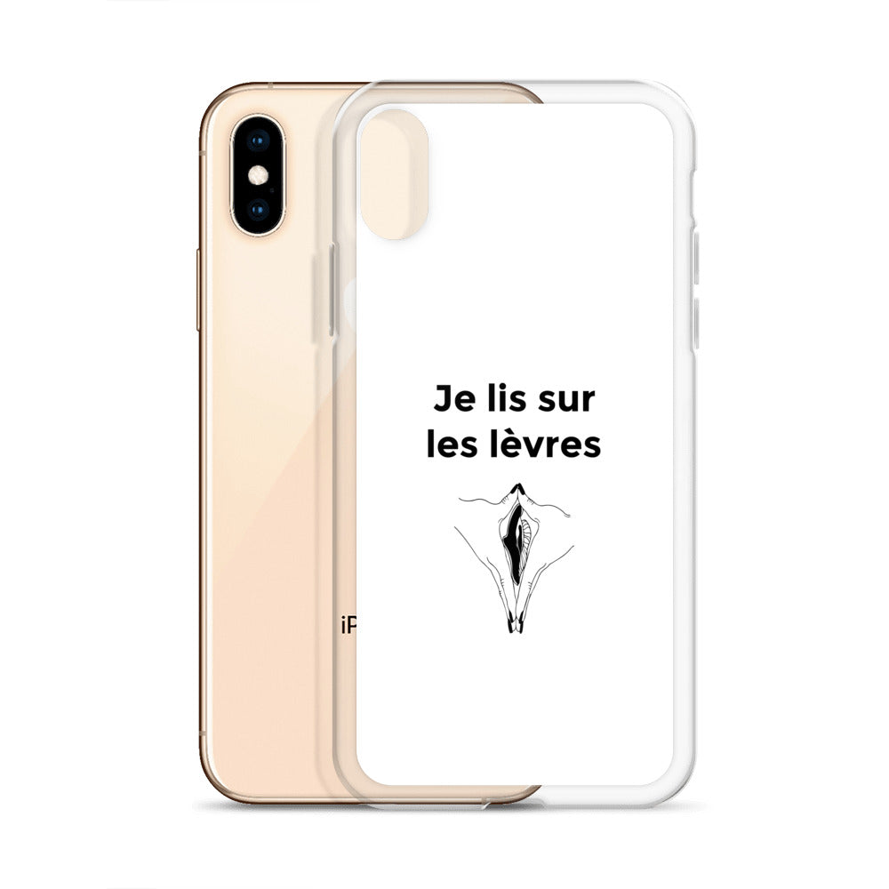 Coque iPhone Je lis sur les lèvres - Sedurro