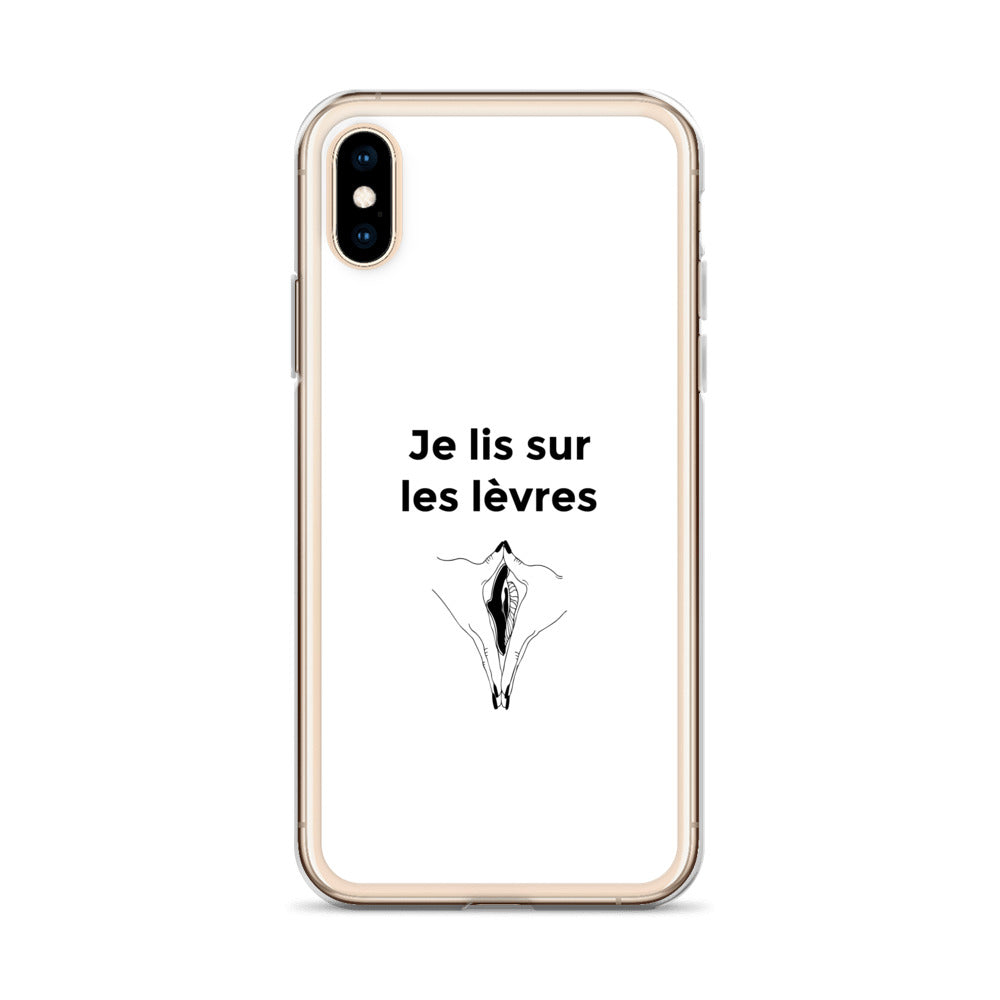 Coque iPhone Je lis sur les lèvres - Sedurro