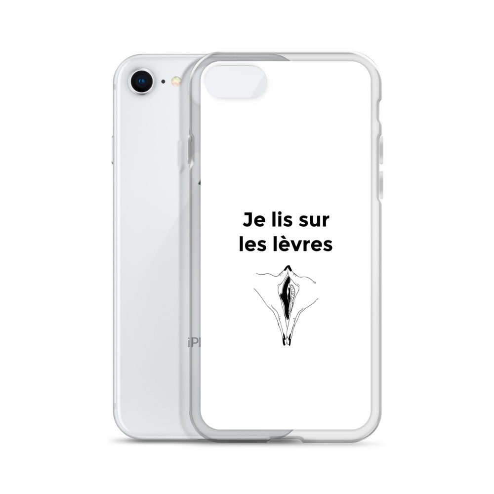 Coque iPhone Je lis sur les lèvres - Sedurro