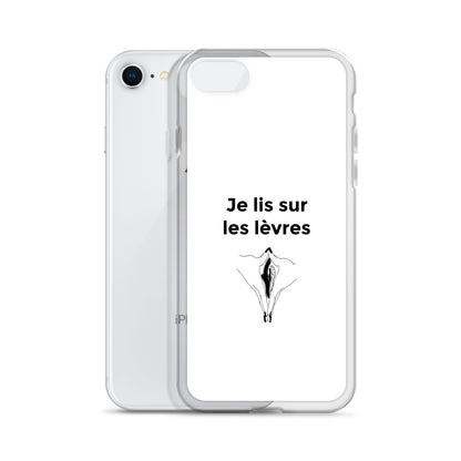 Coque iPhone Je lis sur les lèvres - Sedurro