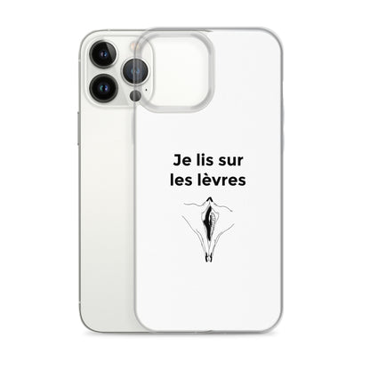 Coque iPhone Je lis sur les lèvres - Sedurro