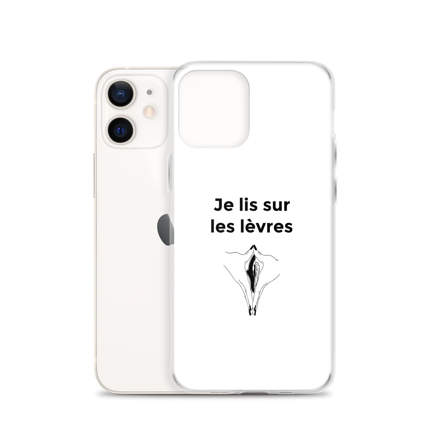 Coque iPhone Je lis sur les lèvres - Sedurro