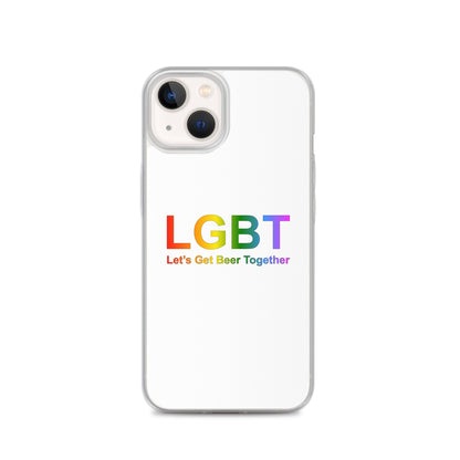 Coque iPhone LGBT Let's Get Beer Together iPhone 13 - Sedurro