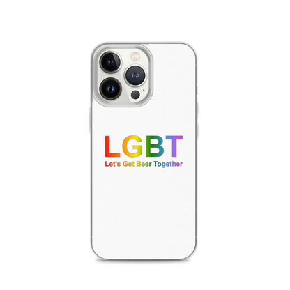 Coque iPhone LGBT Let's Get Beer Together iPhone 13 Pro - Sedurro
