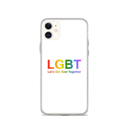 Coque iPhone LGBT Let's Get Beer Together iPhone 11 - Sedurro