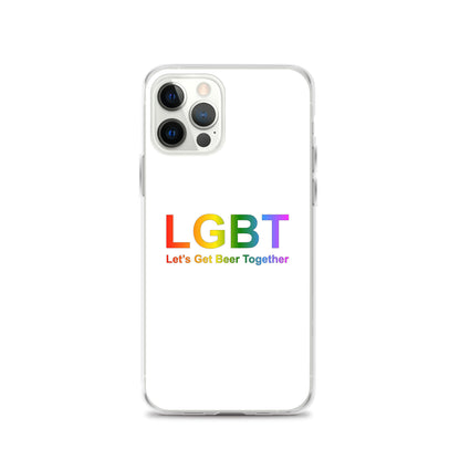 Coque iPhone LGBT Let's Get Beer Together iPhone 12 Pro - Sedurro