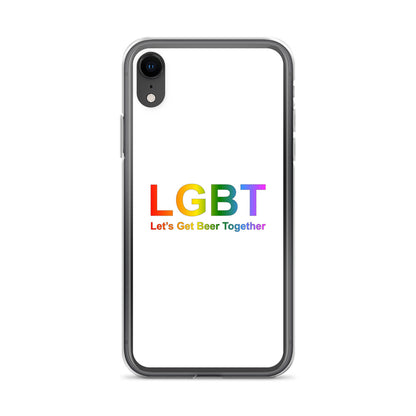 Coque iPhone LGBT Let's Get Beer Together iPhone XR - Sedurro