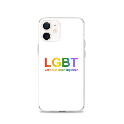 Coque iPhone LGBT Let's Get Beer Together iPhone 12 - Sedurro